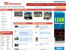 Tablet Screenshot of mannonce.com